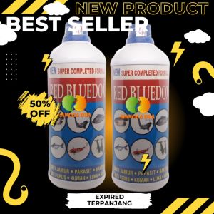 RED BLUEDOX 1 LITER ORIGINAL OBAT IKAN ANTI JAMUR PARASIT BAKTERI KUMAN LUKA KUTU PADA IKAN