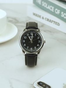 Casio | Đồng Hồ Thạch Anh Hiển Thị Kỹ Thuật Số Dành Cho Nam Của Casio Dây Da Chữ Số Ả Rập Đồng Hồ Đeo Tay Thời Trang & Thông Thường Dòng MTP-V005L