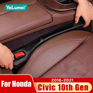For Honda Civic 10th Gen 2016 2017 2018 2019 2020 2021 Civic X FC Car Seat Leak Proof Strips Gap Side Seam Storage Accessories