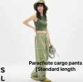 GU Cargo Parachute Pants For Women. 