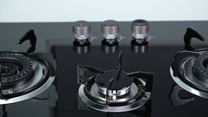 JARD 3 Burners Tempered Glass Gas Stove Desktop Embedded Liquefied Gas Cooker Home Kitchen Cooktop