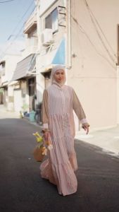 Gamis | Dress Premium Motif Blossom by KINI Fashion