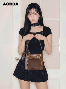 AORDA | Elegant Single Shoulder Polka Dot Doll Bag 10cm