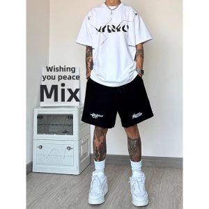 PAZHAOLANG | Oversized Sports Shorts for Heavyweight Men Summer Loose Casual Basketball Training Running 5-Divided