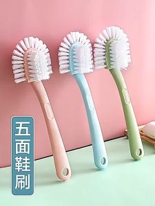 Suomi Multi-functional creative five-sided shoe brush Creative Five-Sided No Dead Corner Washing Brush Shoe Multi-functional