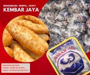Otak otak Ikan Kembar Jaya 1 Ball Isi 25 Pack Fresh dari Pabrik Mengembang Nempel dan Crispy