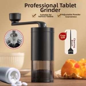 Hand Cranked Pill Grinder for Fine Powder