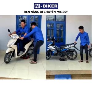Ben nâng di chuyển mb105z bàn nâng di chuyển xe Chính hãng MBIKER dành cho các dòng xe phổ thông