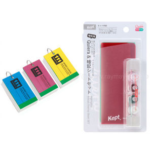 Bộ Bút Đánh Dấu Màu Raymay Fluorescent Di Động Bộ Thẻ Từ Học Sinh Thẻ Từ Tiếng Anh Học Thuật Xóa Được Chống Thấm Nước