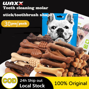 30Pcs/Pack Pet Treats Pet Molar Stick Dog Puppy Teeth Cleaning Stickt Training Treat Snacks(240g/Mixed Flavors)