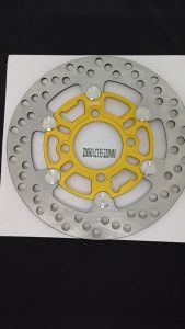 ENKEI DISC PLATE 220MM LC135 SRL110 SRL115 LAGENDA WAVE110 NOUVO DASH FUTURE EGO GOLD BLACK COPPER FLOATING DISC CNC CUTTING FRONT DEPAN DISK BRAKE STANDARD Motorcycle Accessories DISC BRAKE PLATE PIRING Z0060