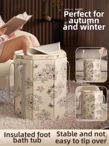 COLORFUL SUMMER DRESS | Portable Foldable Foot Bath Basin for Deep Soaking
