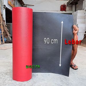 KARPET TALANG AIR MERAH HITAM Tinggi 90 cm x 50 cm  Atap Alas kandang Genteng Bocor