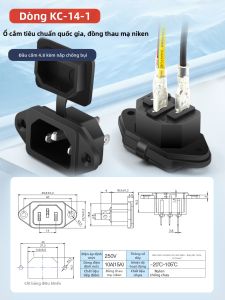 kuicc | Ổ Cắm Ba Cổng Sạc 10A 250VAC