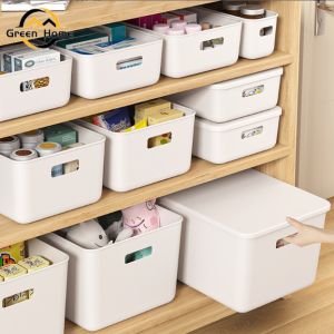 กล่องเก็บของ กล่องพลาสติก พร้อม ฝาปิด สีสันสวยงาม สำหรับการเก็บของและเนกชัน