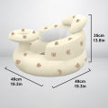 Baby Sofa Inflatable Seat for Babies  Chair with Tray, Built in Air Pump Infant Back Support Sofa Toddler Chair for Sitting Up. 