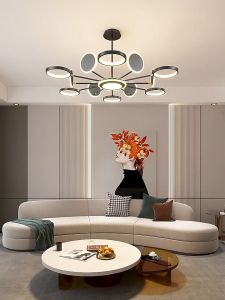 HiLite โคมไฟ LED ติดเพดานรี โมทคอนโทรลหรู หรา คุณภาพสูง สำหรับห้องนั่งเล่น ร้านอาหาร ล็อบบี้ ฯลฯ