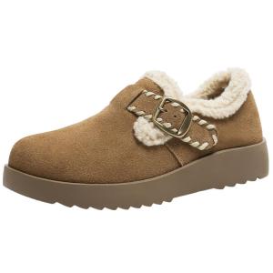 Josiny | Fur-lined Warm Leather Slip-on Clogs