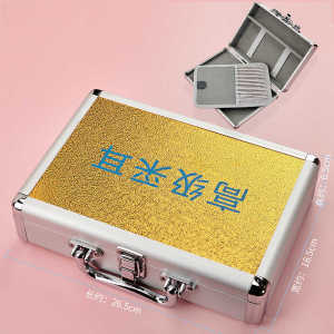 กล่องเครื่องมือทำความสะอาดหูแบบพกพาพร้อมกระเป๋าใส่ส้อมขน ช่องรูหลายช่อง ไม่ใช่ครั้งเดียว ไม่ต้องใช้ไฟ