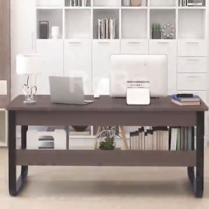 NEIKIA โต๊ะทำงาน โต๊ะคอมพิวเตอร์มัลติฟังก์ชั่น พร้อมชั้นเก็บของ 80/100/120CM ใช้เรียนหรือทำงานก็ได้