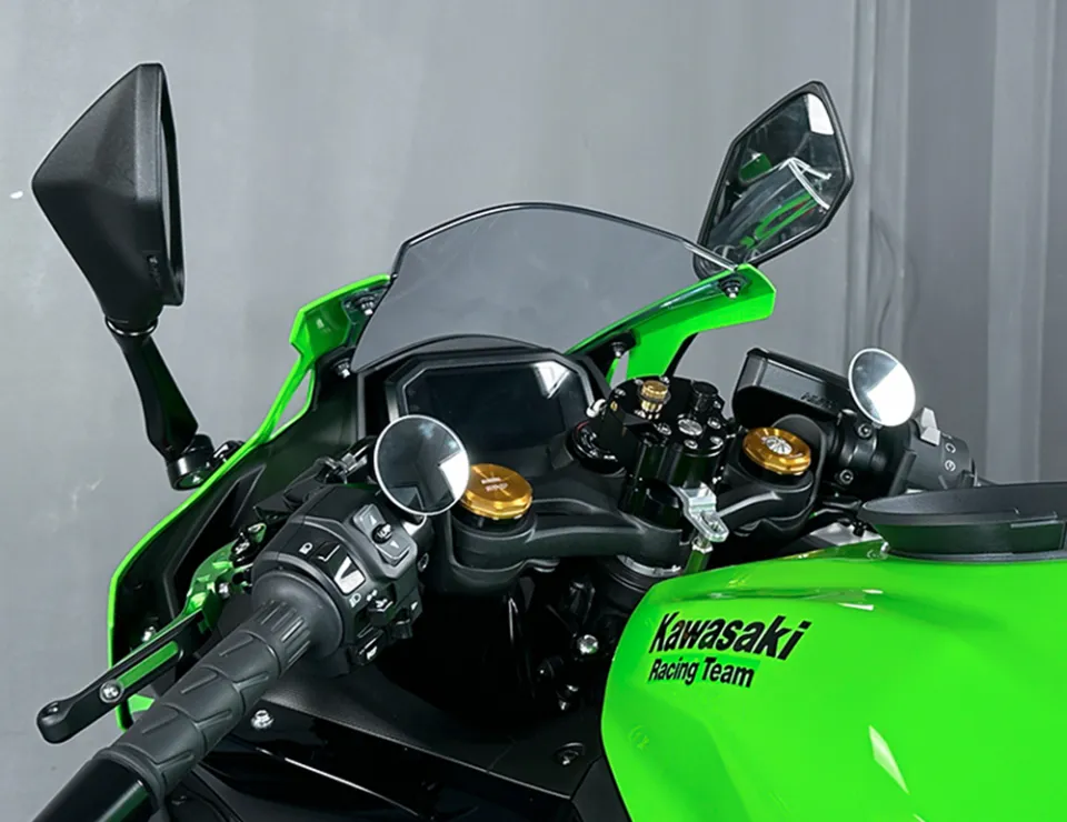 Wide Vision Rearview Mirror For KAWASAKI ZX4R ZX25R NINJA 650/R