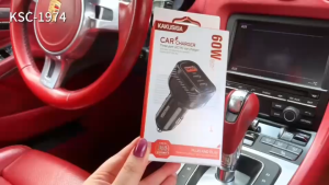 36W FAST CHARGE ที่ชาร์จในรถ หัวชาร์จในรถ สายชาร์จในรถยนต์ สายยืดหดได้ 80ซม. Type-C USB Lightning kaku AC3