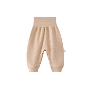 BEILEYI | Infant High-Waist Pure Cotton Pants Warmth Protection Stomach