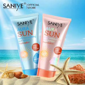SANIYE Wajah Sunscreen SPF50+ PA+++ Tabir Surya Waterproof Pelembab Bergizi Pemutih Sunblock R1190