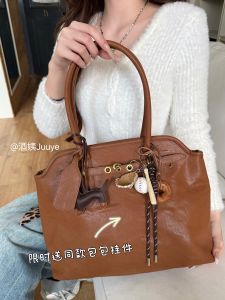 Túi Tote Dung Tích Lớn Juuye Túi Xách Tay Retro Cao Cấp Túi Đi Làm Túi Xách Nữ Túi Tote Dây Đeo Đeo Hông Đeo Vai