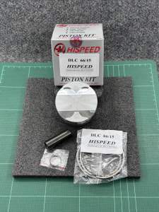 ลูกสูบ66แหวนDLCสลักDLCขนาด15มิลพร้อมหลบวาว4วาวcncแหวนDLCทนลื่นสลักDLCทนลื่น