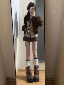 CHANGTONG | Stylish Vintage Fashion Outfit Set