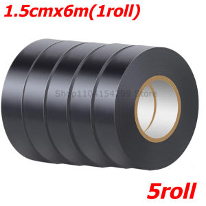 Electrical Insulating PVC Tapes Temperature Resistant Heat Black Insulating Tape Self Adhesive Electric Wire Protection Tapes