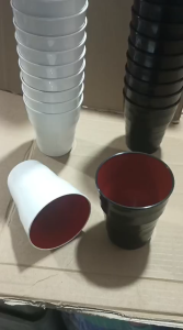 ( isi 1 PCS ) Satu Gelas 2CG1 Cangkir Plastik Aesthetic Cangkir minum ramen 2C-G1 plastik bukan melamin style jepang