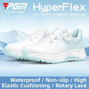 PGM GOLF | Waterproof Dial-Adjustable Slip-Resistant Shock-Absorbing Lightweight Womens Golf Shoes