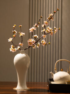 Artificial Cherry Blossom Flowers 3D Adhesive Tape Home Decor Living Room Arrangement Fake Flowers Chinese Style House Decor