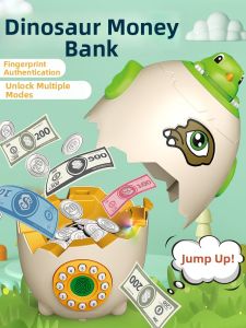 XIDIQI | Children Password Safe Dinosaur Egg Piggy Bank