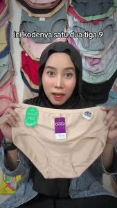 Sorex 1239 Celana Dalam Wanita Lusinan Super Soft Cutting Midi Karet Belakang M-XXL