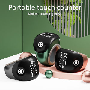 S7pro/S8pro Touch-Sensitive Finger Counter Type C Smart Ring Bluetooth Electronic Counter Three-Stage Adjustable Ring Size
