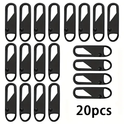8pcs Instant Zipper Repair Universal Removable Zipper Heads Easily Replace Torn and Broken Zippers on Travel Bags Clothing Craft