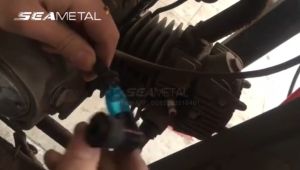 ZCAUTO ฝาครอบหัวเทียนแบบมีไฟ ฝาครอบหัวเทียนซีลสำหรับรถจักรยานยนต์สกู๊ตเตอร์มอเตอร์ไซด์ปลั๊กจุดระเบิดมอเตอร์ไซค์สากลฝาครอบหัวเทียน