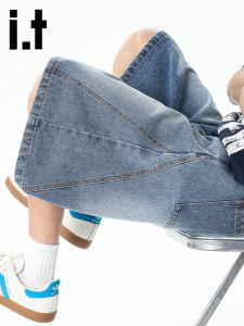 izzue | Quần Shorts Denim Bermuda cho Mùa Hè