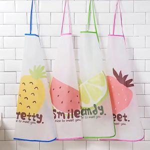 Tạp Dề Hình Trái Cây Chống Thấm Nước Tạp Dề Nấu Ăn Chất Liệu Vải Chống Thấm Tốt Đảm Bảo Vệ Sinh