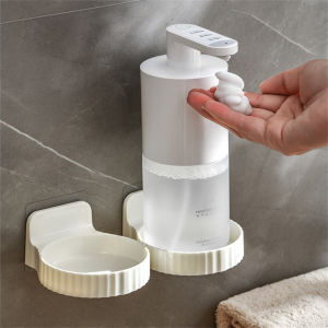 1pcs Non perforated hand sanitizer storage rack wall mounted bottle holder bathroom aromatherapy toothbrush cup hanger