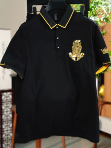 Áo Thun Polo Paul Ice Silk Cotton Cổ Bẻ Tay Ngắn Mùa Hè Cho Nam Áo Thun Cotton Thoáng Khí Thoải Mái Thường Ngày Cho Thanh Thiếu Niên