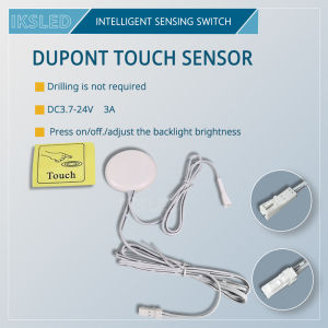 DC12V 24V LED Dimmable Touch Sensing Hidden Hands Sweep Dimmer Sensor Penetrating Switch Wood Panel Touch Switch