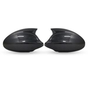 2Pcs Gloss Black Side Rearview Mirror Covers For BMW E90 E91 2005-2007 E92 E93 2006-2009 E81 E82 E88 E87 E88 Car Exterior Parts