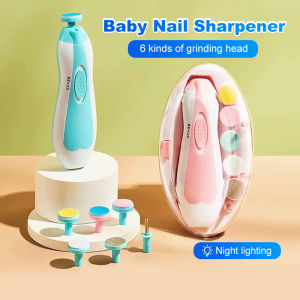 Orzbow bé cắt Móng Tay Điện bấm móng tay trẻ em 6 trong 1 giũa móng tay cho bé tập tin móng tay bé dụng cụ cắt cá nhân Bộ làm móng tay