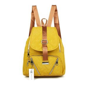 Tas Gendong / Tas Ransel Wanita Korean Style Nilon Bordir/terbaru