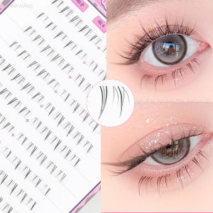 Sweet Sunflower Lower Lashes Cat Eye Lashes Elf Makeup V-Shaped Under Eyelash Natural Bottom Eyelashes Lash Extensions