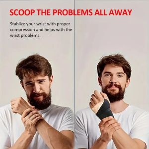 Adjustable Wrist Brace Perfect for Women & Men Support Wrap Strap Hand Carpal Tunnel Brace Fitness Suitable Both Right Left Hand